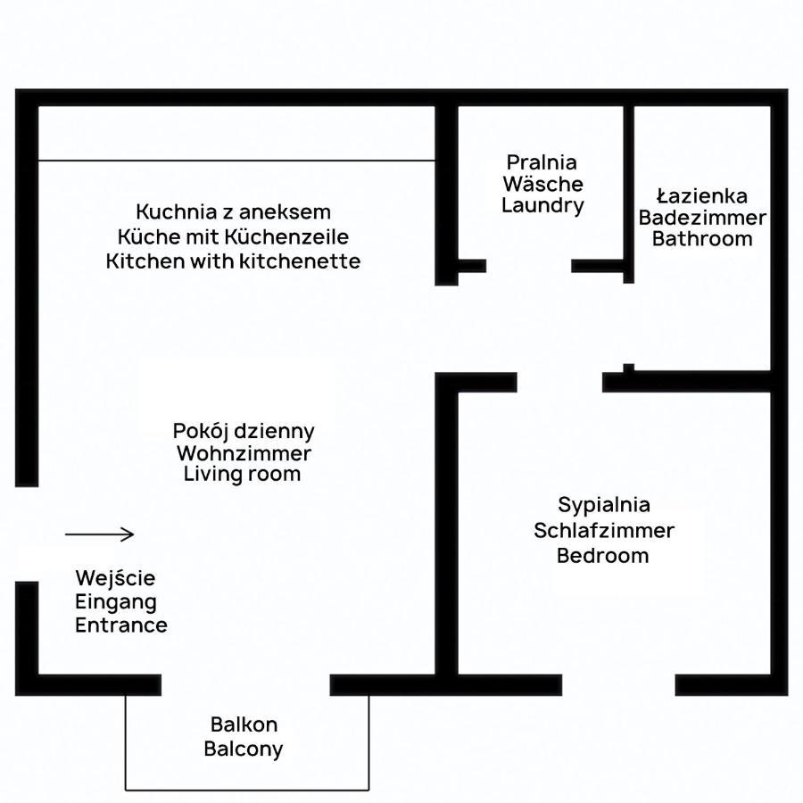 Przytulny Apartament Mickiewicza 14 4 Wielen 外观 照片